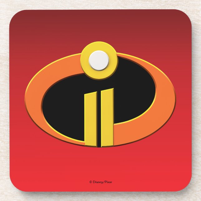 The Incredibles 2 | Logo Beverage Coaster (Front)