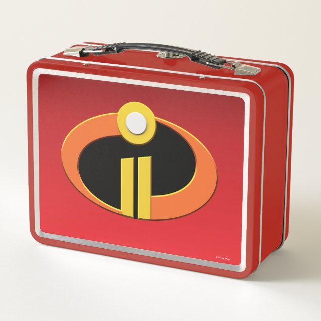 The Incredibles 2 | Logo Metal Lunch Box (Back)