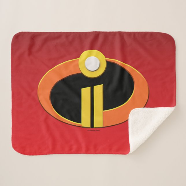The Incredibles 2 | Logo Sherpa Blanket (Front (Horizontal))