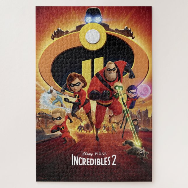 The Incredibles 2 Movie Poster Art Jigsaw Puzzle (Vertical)