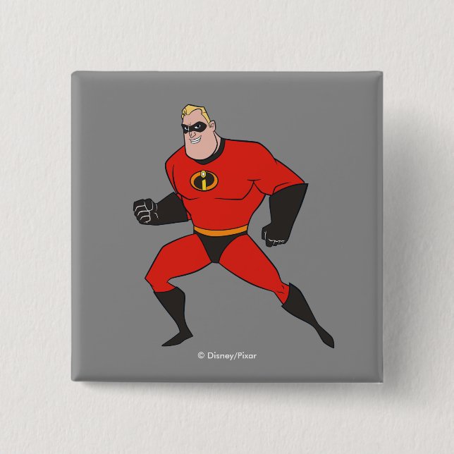 The Incredibles 2 | Mr. Incredible - Hero Work Button (Front)