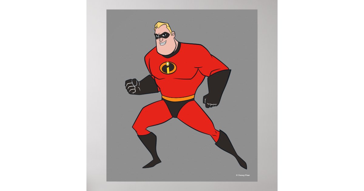 the incredibles mr incredible poster