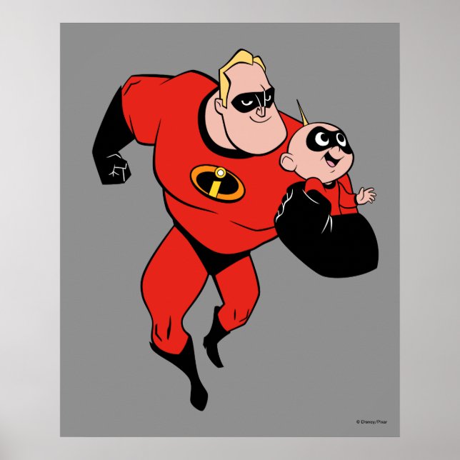 The Incredibles 2 | Mr. Incredible & Jack-Jack 2 Poster (Front)