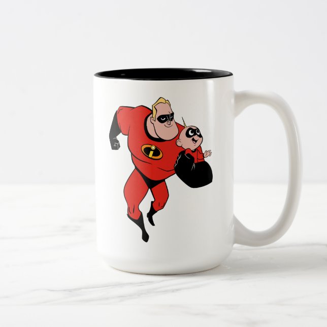 The Incredibles 2 | Mr. Incredible & Jack-Jack Two-Tone Coffee Mug (Right)
