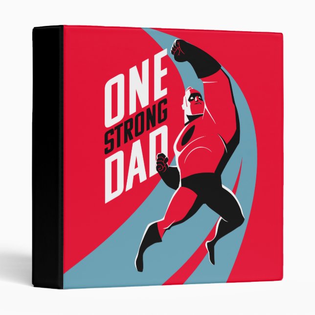 The Incredibles 2 | One Strong Dad 3 Ring Binder (Front/Spine)