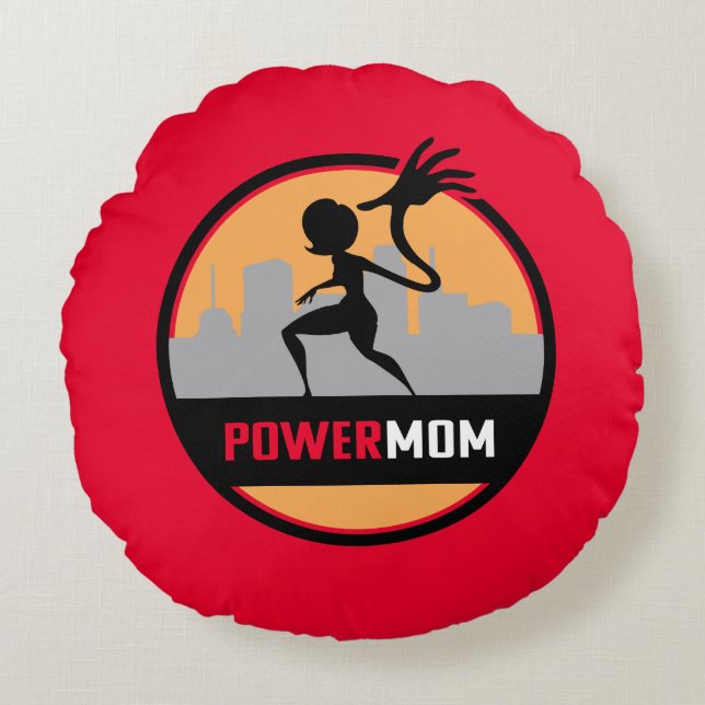 The Incredibles 2 | Power Mom Round Pillow (Front)