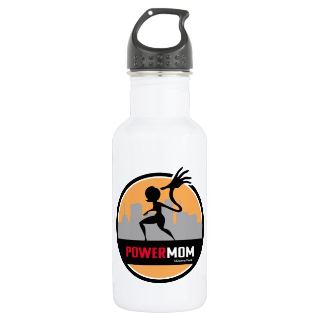 The Incredibles 2 | Power Mom Water Bottle (Front)