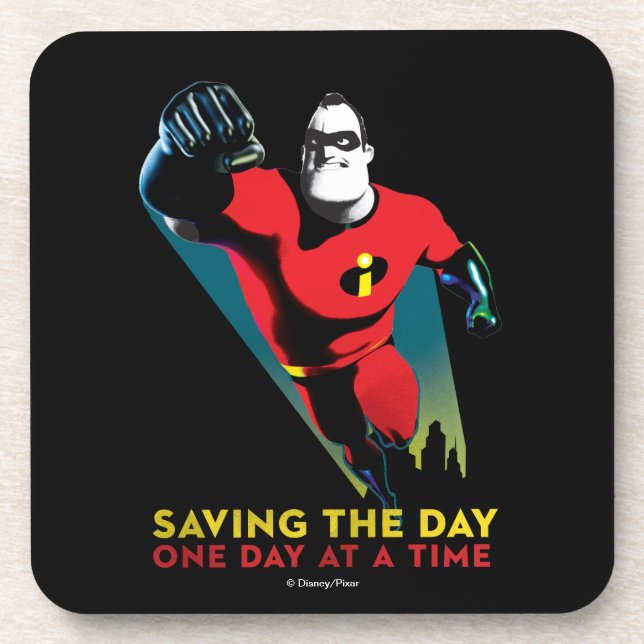 The Incredibles 2 | Saving the Day Beverage Coaster (Front)