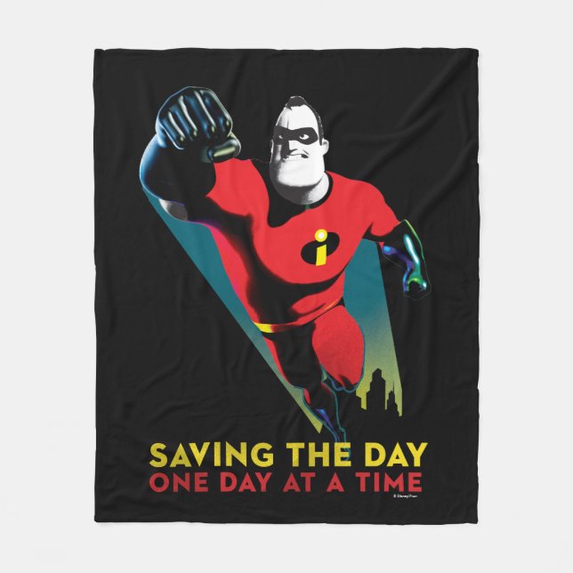 The Incredibles 2 | Saving the Day Fleece Blanket (Front)