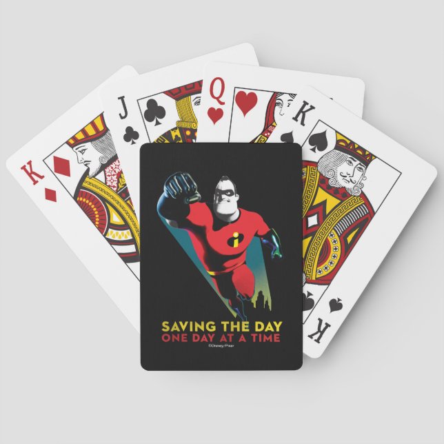 The Incredibles 2 | Saving the Day Playing Cards (Back)