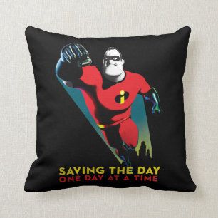 The Incredibles 2 Saving the Day Throw Pillow