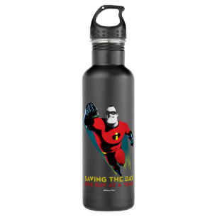 The Incredibles 2 Saving the Day Water Bottle