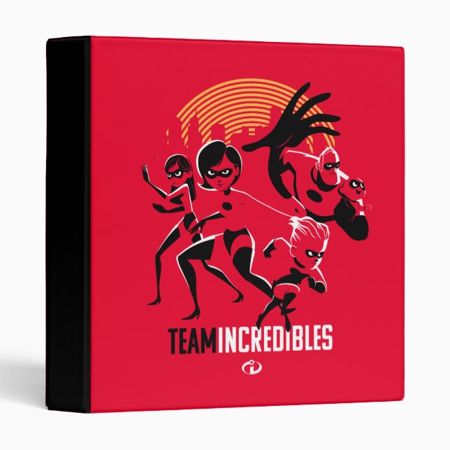 The Incredibles 2 | Team Incredibles 3 Ring Binder (Front/Spine)