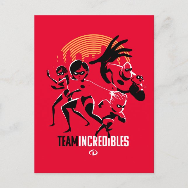 The Incredibles 2 | Team Incredibles Postcard (Front)
