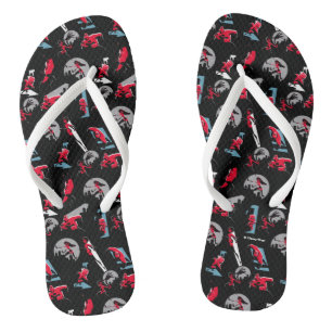 The Incredibles 2   The Incredibles Pattern Flip Flops
