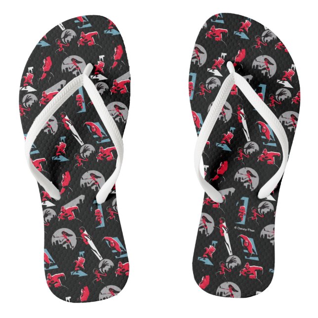 The Incredibles 2 | The Incredibles Pattern Flip Flops (Footbed)