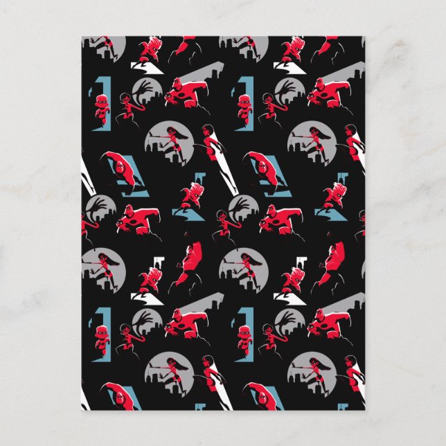 The Incredibles 2 | The Incredibles Pattern Postcard (Front)