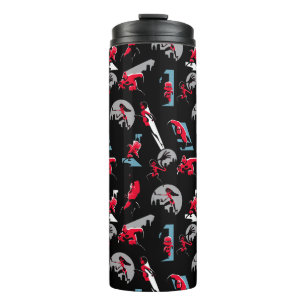 The Incredibles 2 The Incredibles Pattern Thermal Tumbler