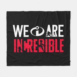 The Incredibles 2 We Are Incredible Fleece Blanket