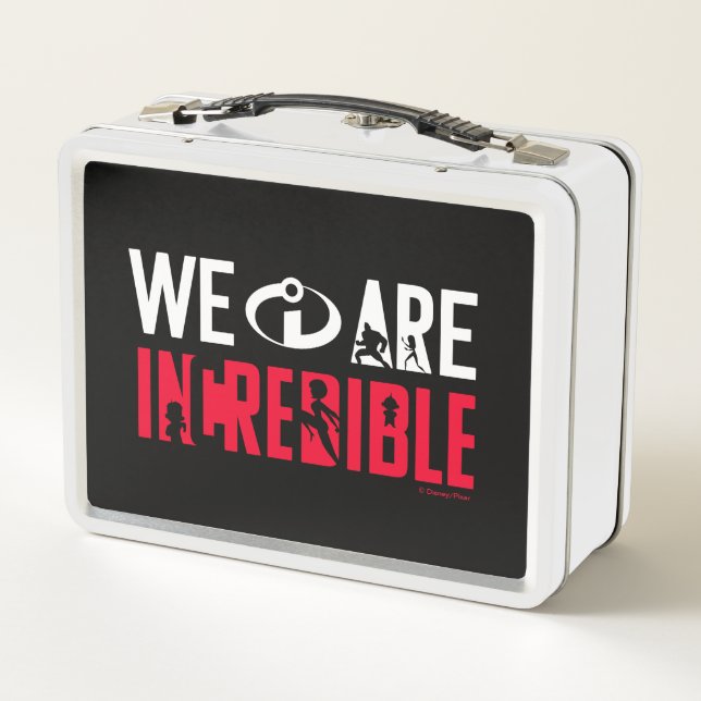 The Incredibles 2 | We Are Incredible Metal Lunch Box (Back)