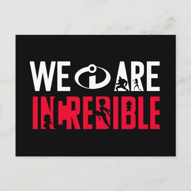 The Incredibles 2 | We Are Incredible Postcard (Front)