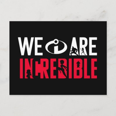 The Incredibles 2 | We Are Incredible Postcard