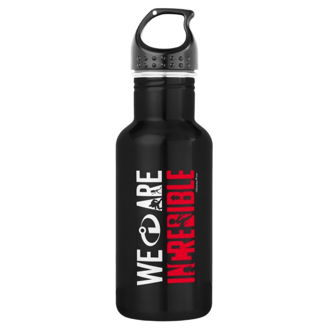 The Incredibles 2 | We Are Incredible Stainless Steel Water Bottle (Front)