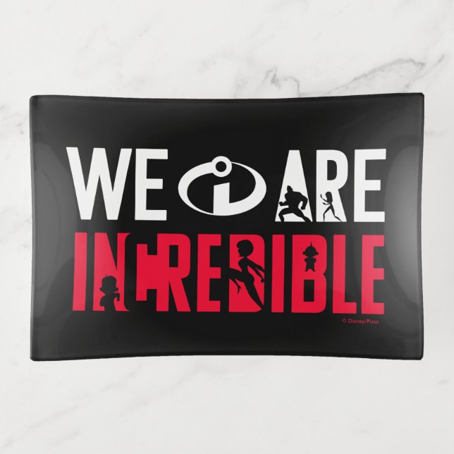 The Incredibles 2 | We Are Incredible Trinket Tray (Front)