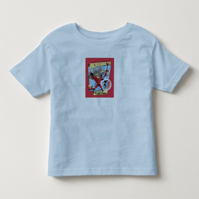 The Incredibles Action Poster Disney Toddler T-shirt (Front)