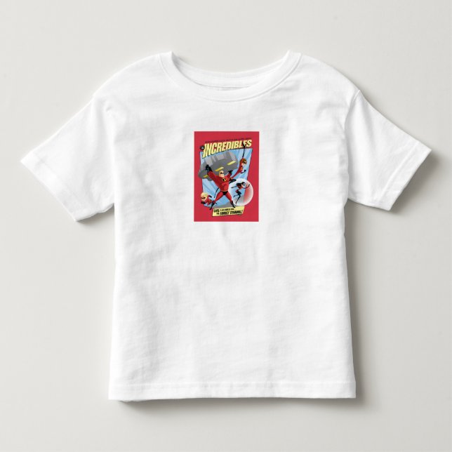 The Incredibles Action Poster Disney Toddler T-shirt (Front)