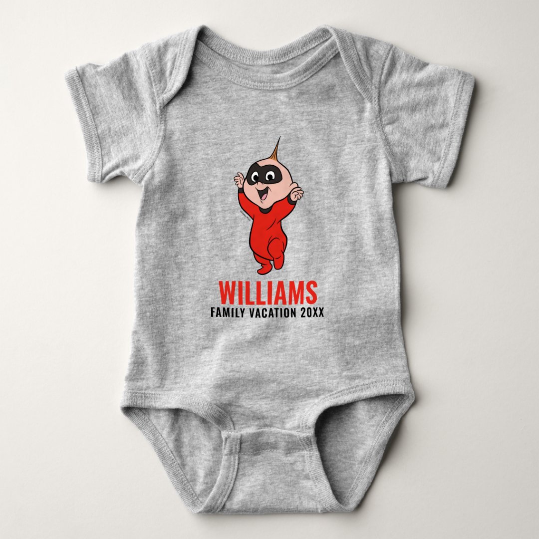 The Incredibles Baby | Family Vacation Baby Bodysuit (Front)