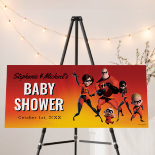 The Incredibles Family Baby Shower Foam Board