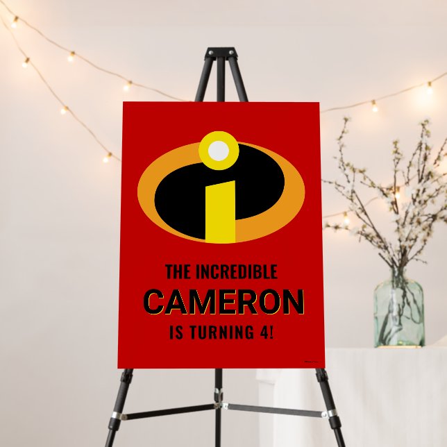The Incredibles Family Birthday Foam Board (In Situ (Stand))