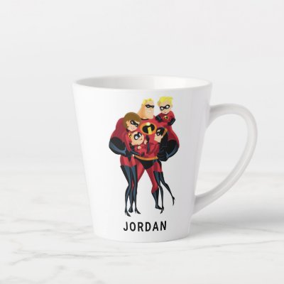 The Incredibles Family Disney Latte Mug