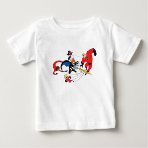 The Incredibles' Family Fighting Syndrome Disney Baby T-Shirt