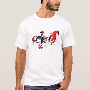 The Incredibles' Family Fighting Syndrome Disney T-Shirt