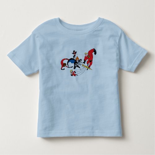 The Incredibles Family Fighting Syndrome Disney Toddler T_shirt