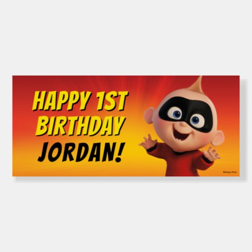 The Incredibles Family First Birthday Foam Board
