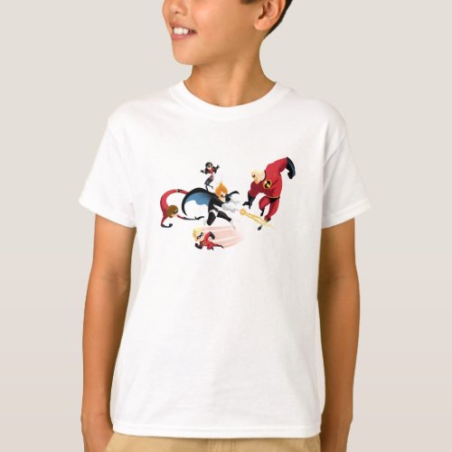 The Incredibles Fighting Against Syndrome Disney T_Shirt