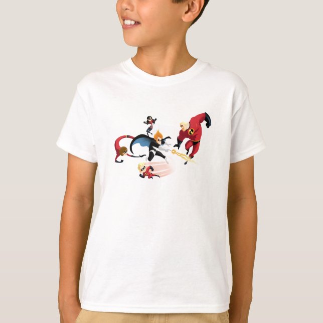 The Incredibles' Fighting Against Syndrome Disney T-Shirt (Front)