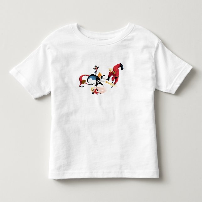The Incredibles' Fighting Against Syndrome Disney Toddler T-shirt (Front)