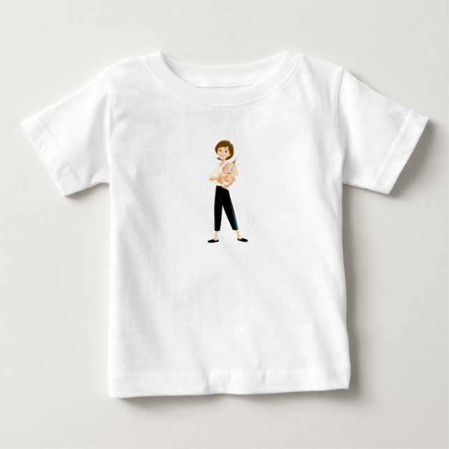 The Incredibles Helen holding Jack-Jack baby T-Shirt (Front)