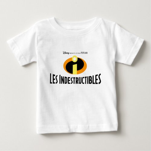 The Incredibles Les Indestructibles French logo Baby T_Shirt