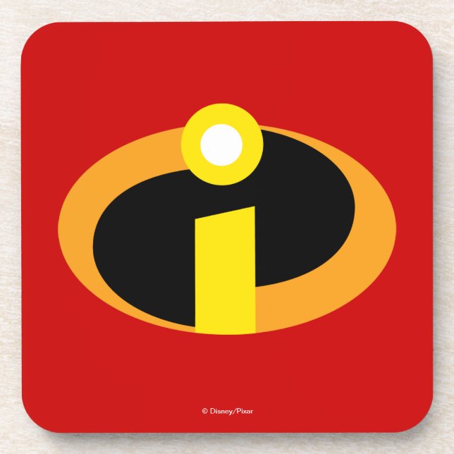 The Incredibles Logo Coaster (Front)