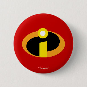 The Incredibles Logo Pinback Button