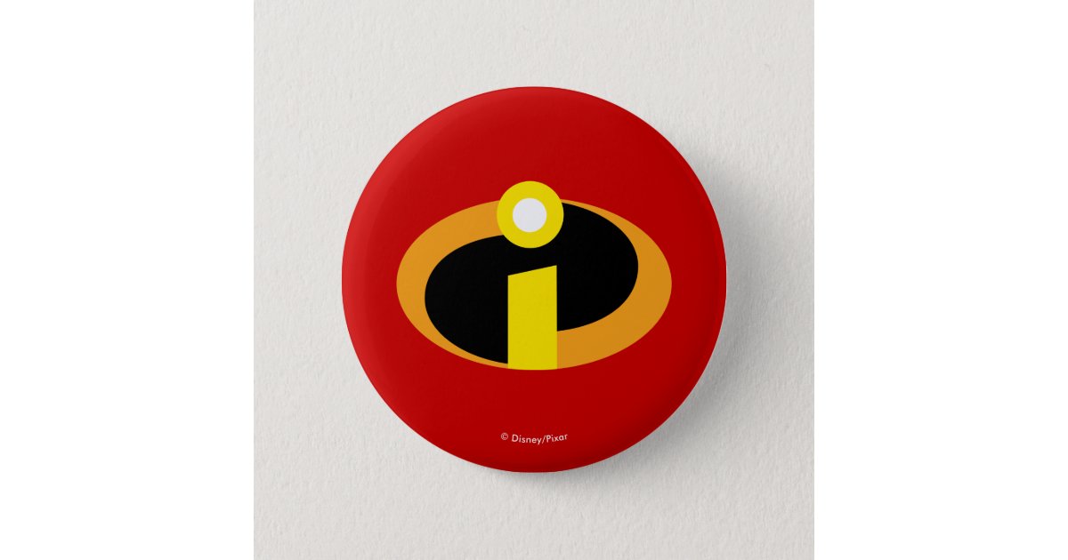 The Incredibles Logo Pinback Button | Zazzle