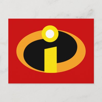 The Incredibles Logo Postcard