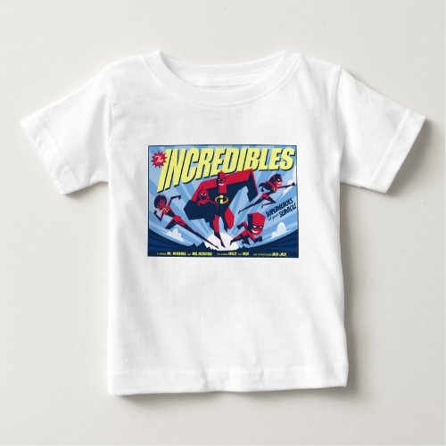 The Incredibles movie poster Disney Baby T_Shirt