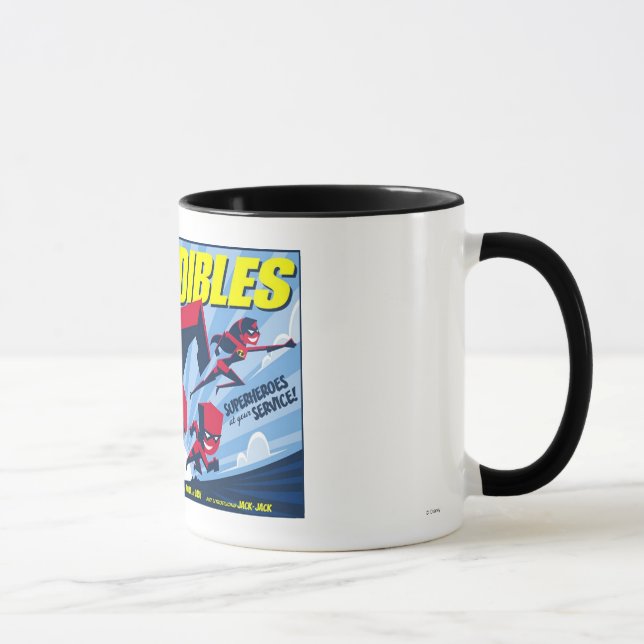 The Incredibles movie poster Disney Mug (Right)