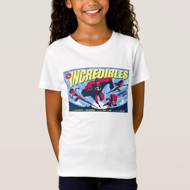 The Incredibles movie poster Disney T-Shirt (Front)
